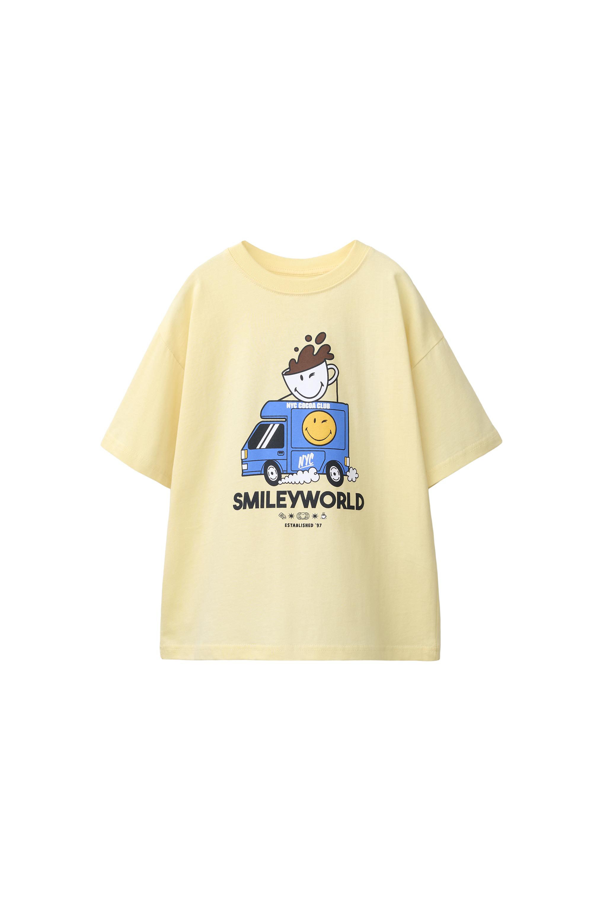 SMILEYWORLD ® T-SHIRT - Yellow | ZARA United Kingdom