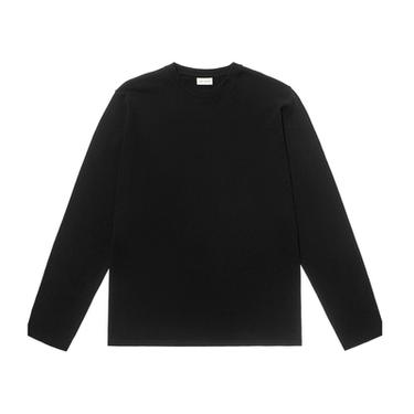 LONG SLEEVE SEAM T-SHIRT - Black by Zara