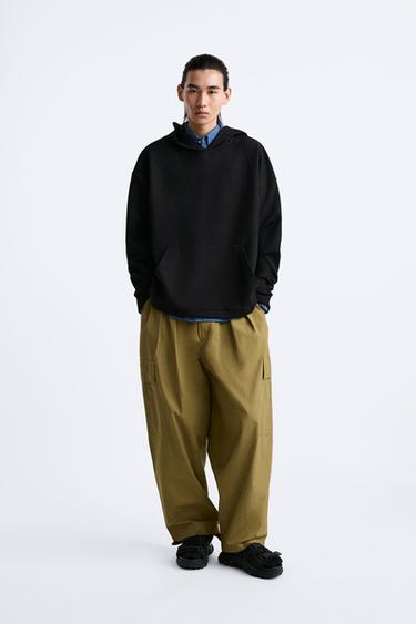 ХУДИ ОВЕРСАЙЗ — ЧЕРНЫЙ от Zara — изображение 0