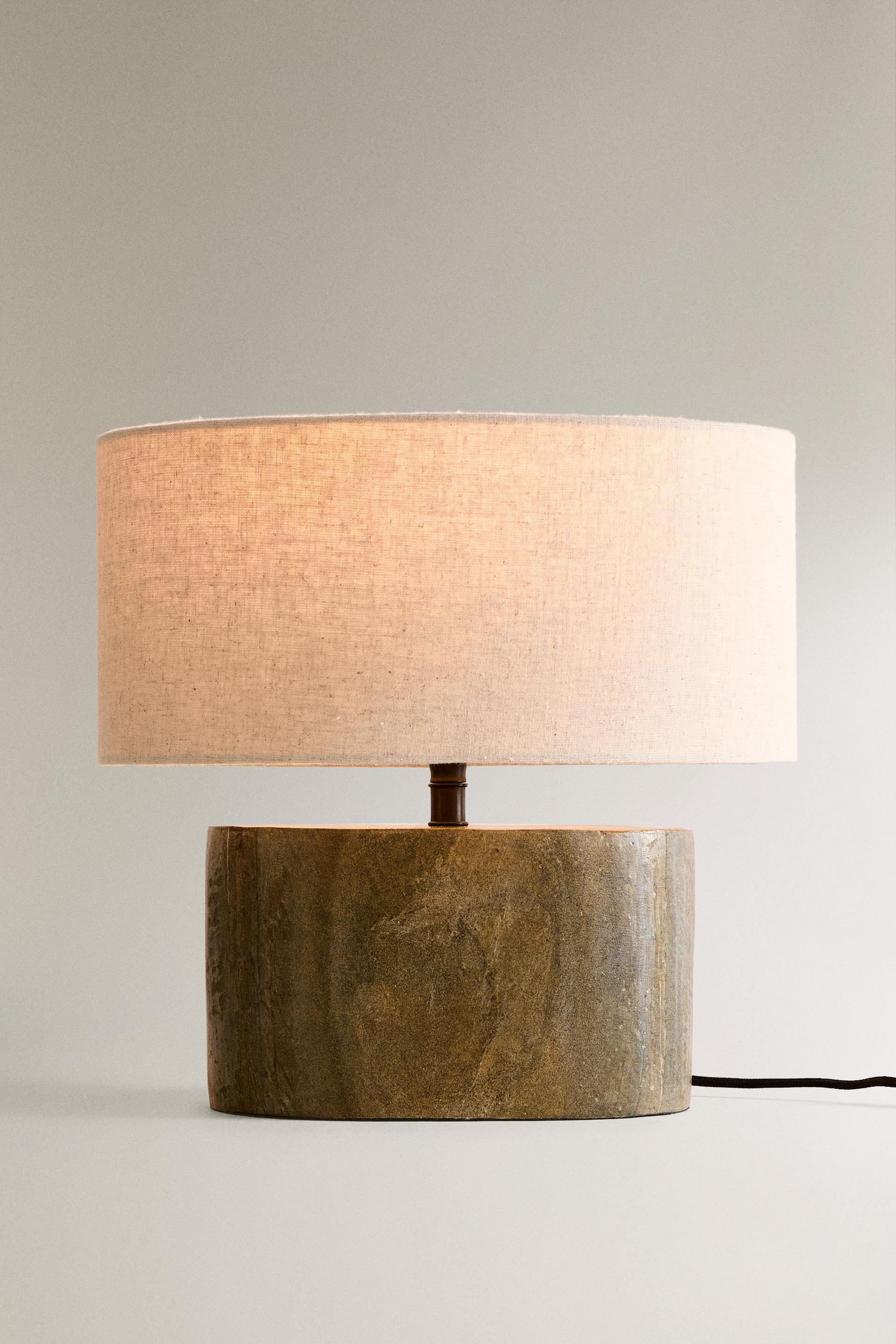 SLATE TABLE LAMP - Light beige | ZARA United States