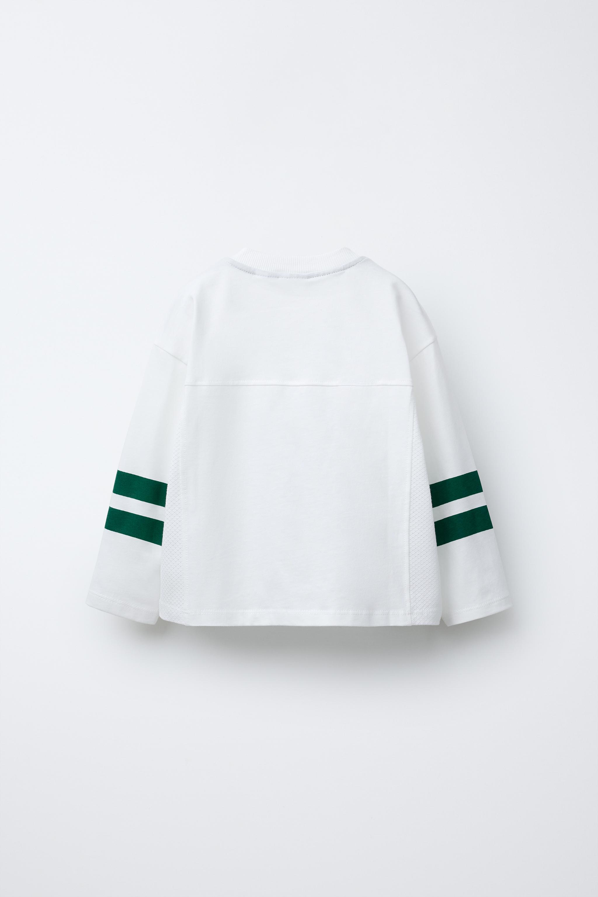 EMBROIDERED JETS © NFL PATCH T-SHIRT - White | ZARA United EMBROIDERED JETS © NFL PATCH T-SHIRT - White | ZARA United