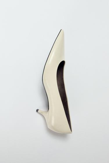 KITTEN-HEEL SHOES - Grey by Zara