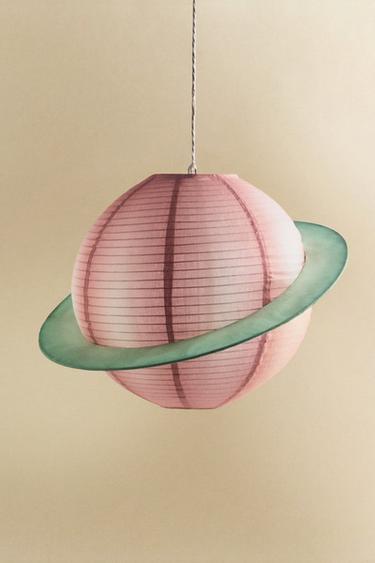 KIDS' KLEINE PLANEET LAMPENKAP - ROODACHTIG van Zara