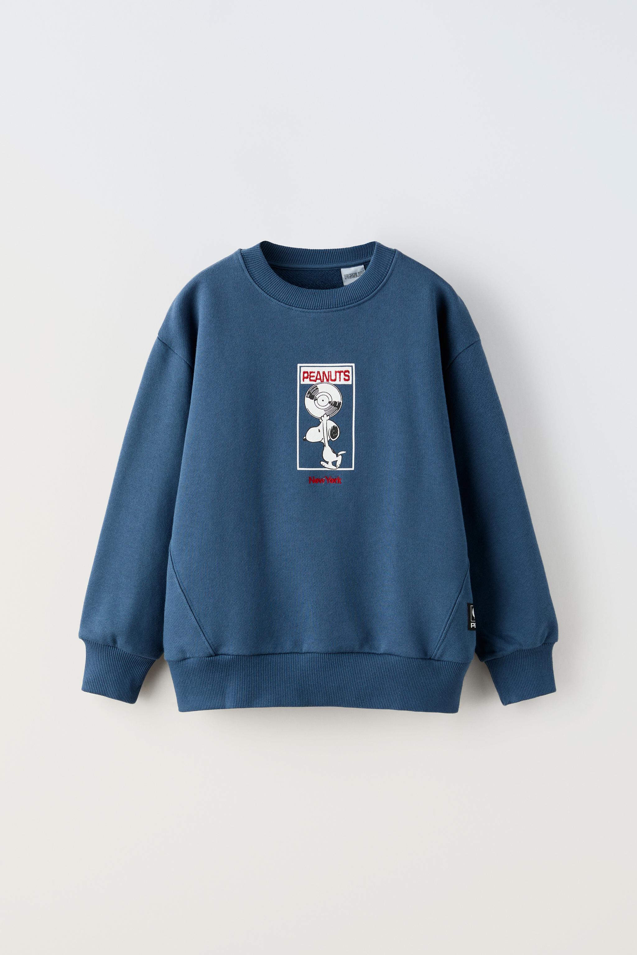 Snoopy sweatshirt zara sale