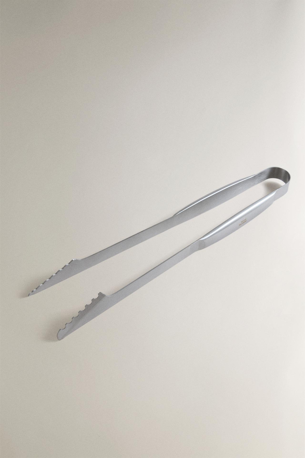 STEEL BBQ TONGS — Steel