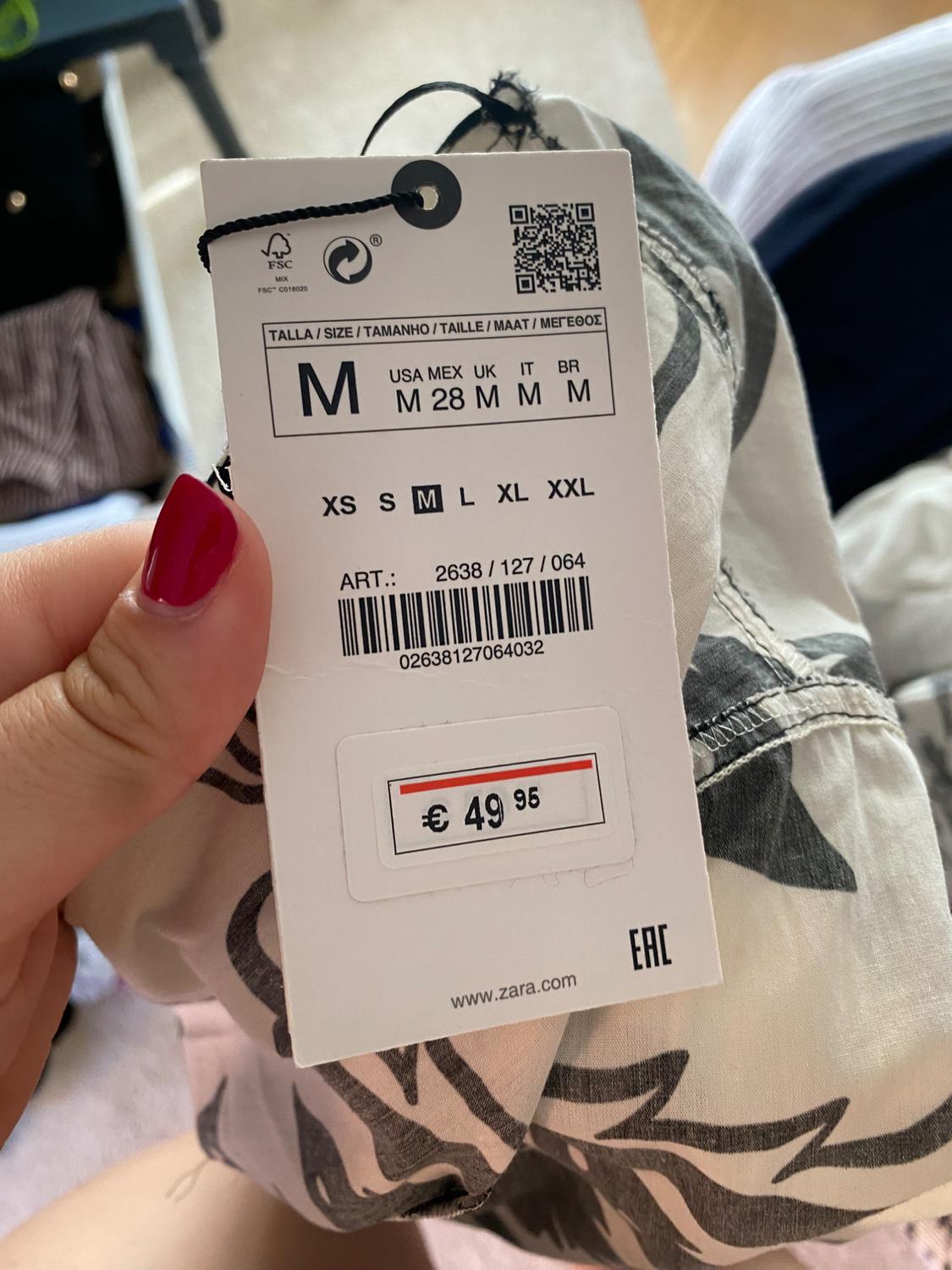 PRINTED MIDI DRESS - Image 2