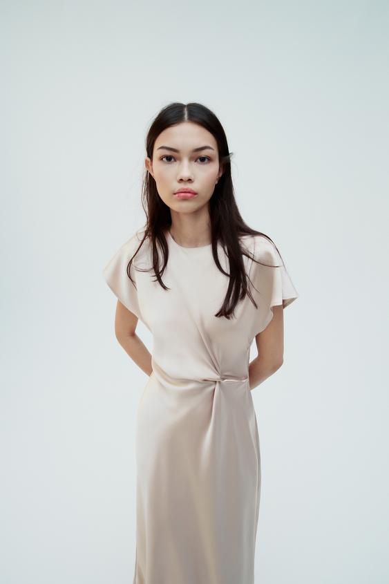 Zara creme new dress｜TikTok Search