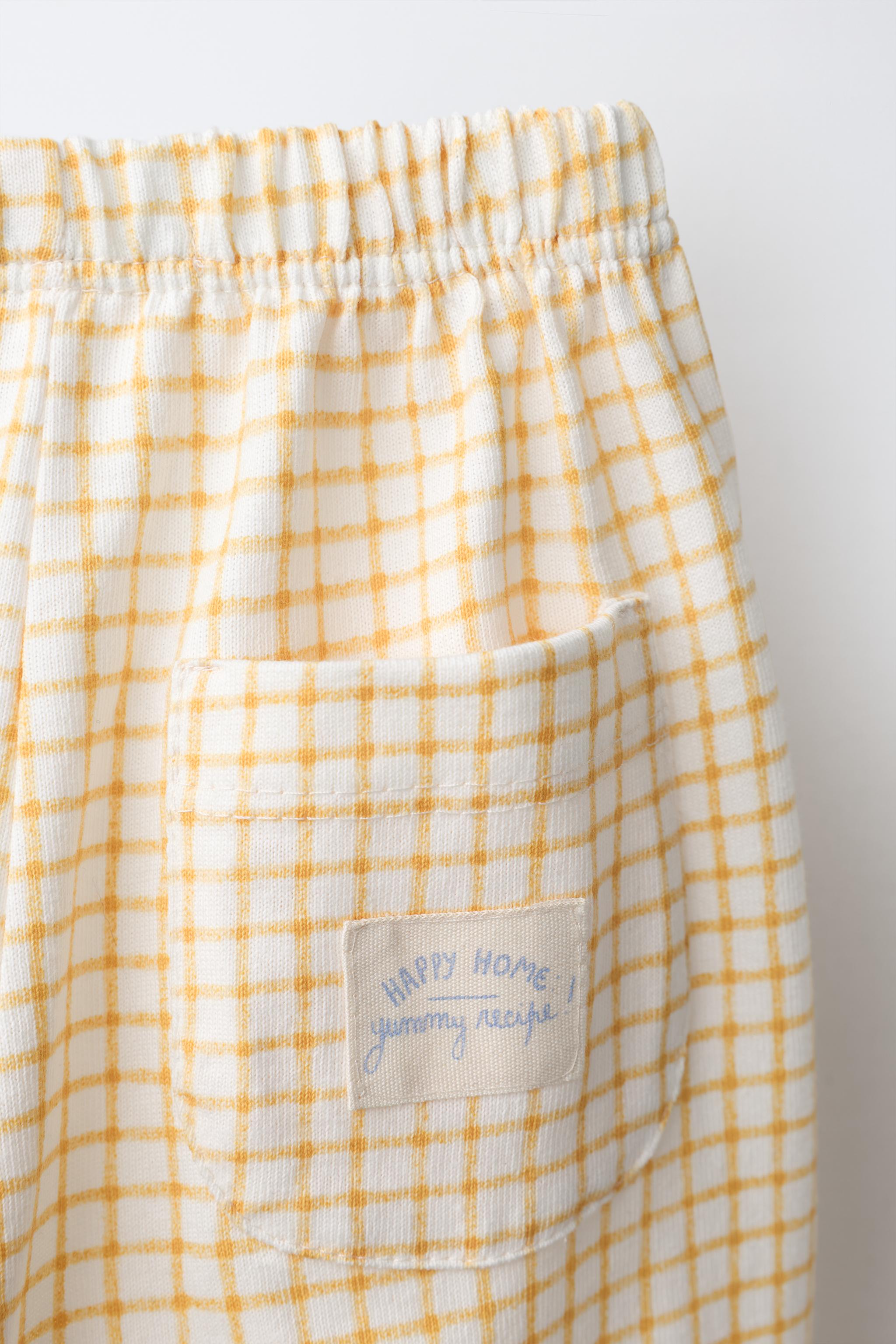 PANTALON À CARREAUX