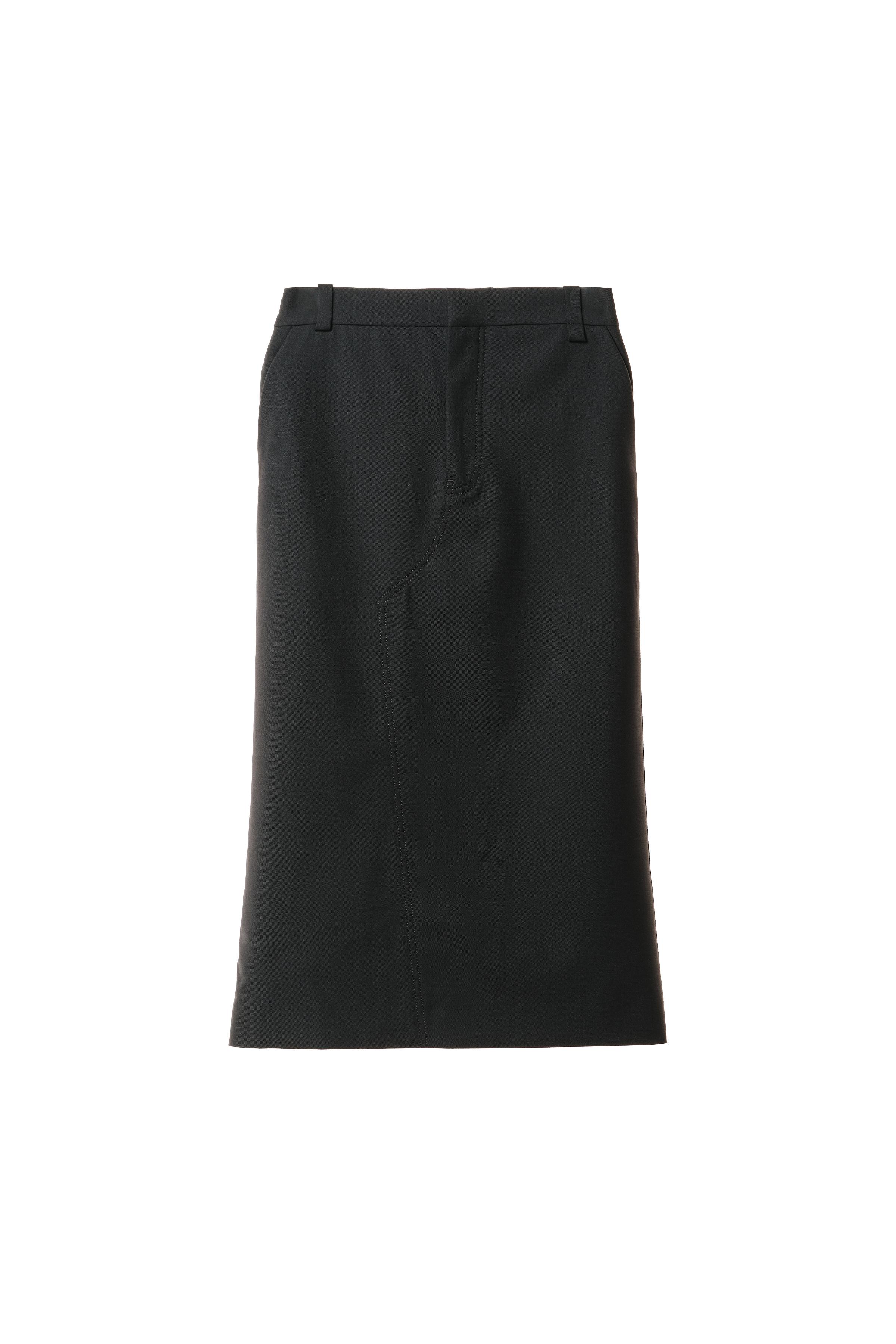 WILLY CHAVARRIA X ZARA WOOL BLEND PENCIL MIDI SKIRT - Black | ZARA