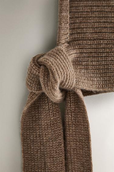 CASHMERE BALACLAVA | BEANIE - Brown / Taupe by Zara - Image 3