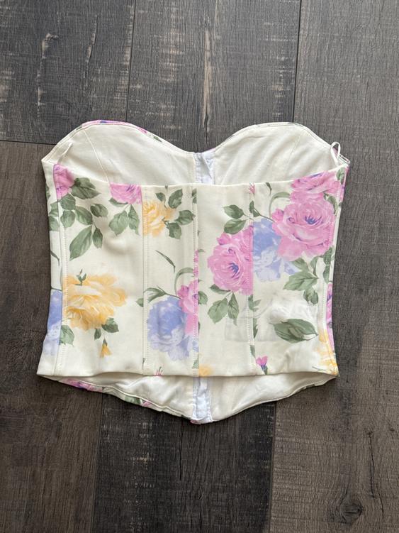 FLORAL CORSET TOP - Image 2