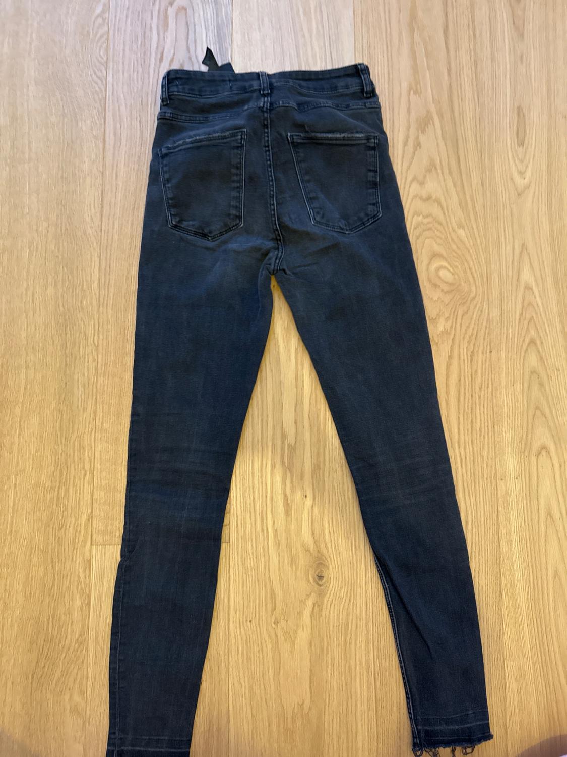 ZW PREMIUM HIGH WAIST LEAD BLACK JEANS - Image 3