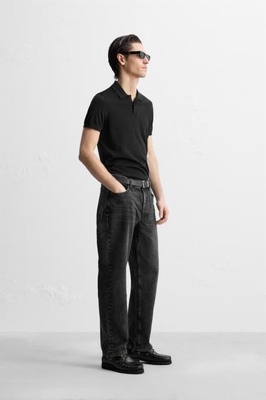 JEAN STRAIGHT FIT - Charbon de Zara - Image 3