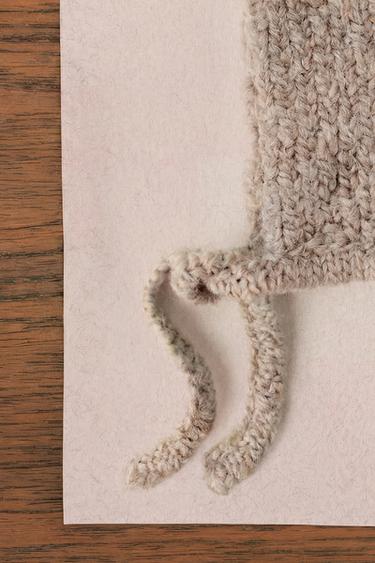 ZARA TIMELESS - SHEEP KNIT BONNET - Stone by Zara - Image 1