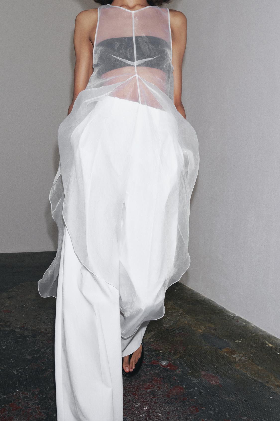 ZW COLLECTION ORGANZA VOLUME DRESS