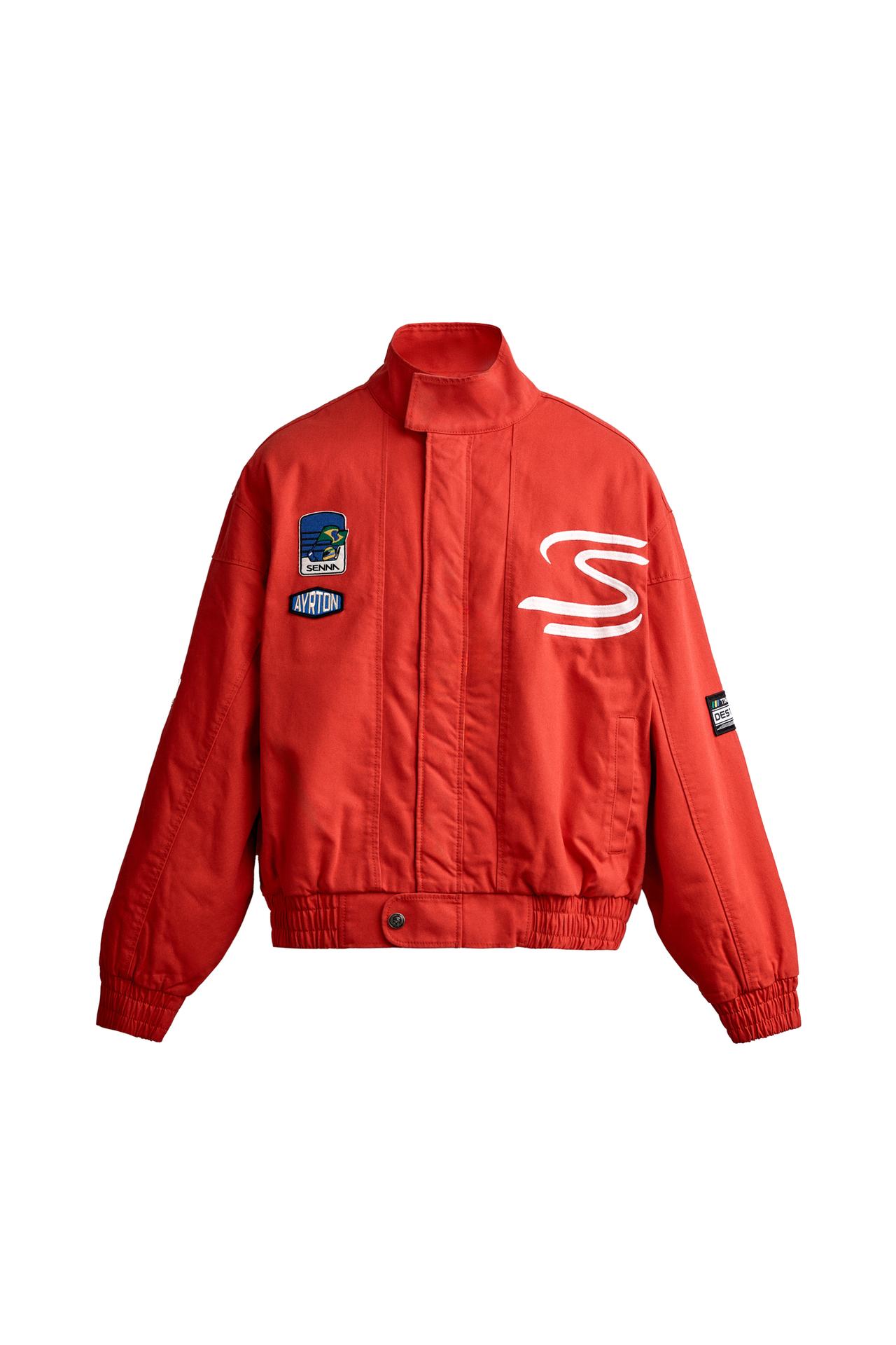 СТЕГАНАЯ КУРТКА С НАШИВКАМИ AYRTON SENNA © SENNA BRANDS