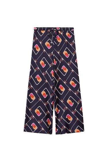 GEOMETRIC PRINT PANTS