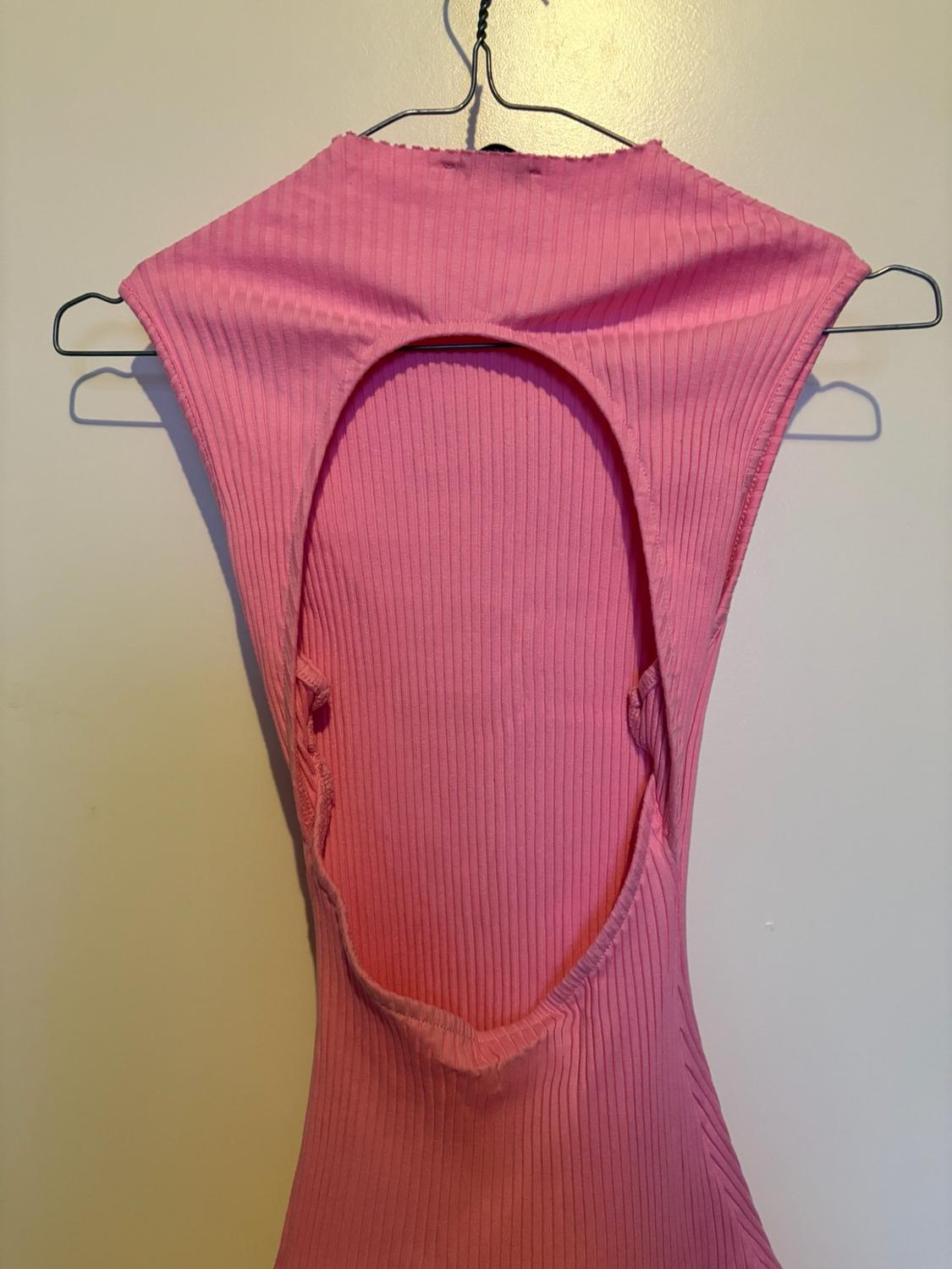 RIBBED BALLOON DRESS - Image 3