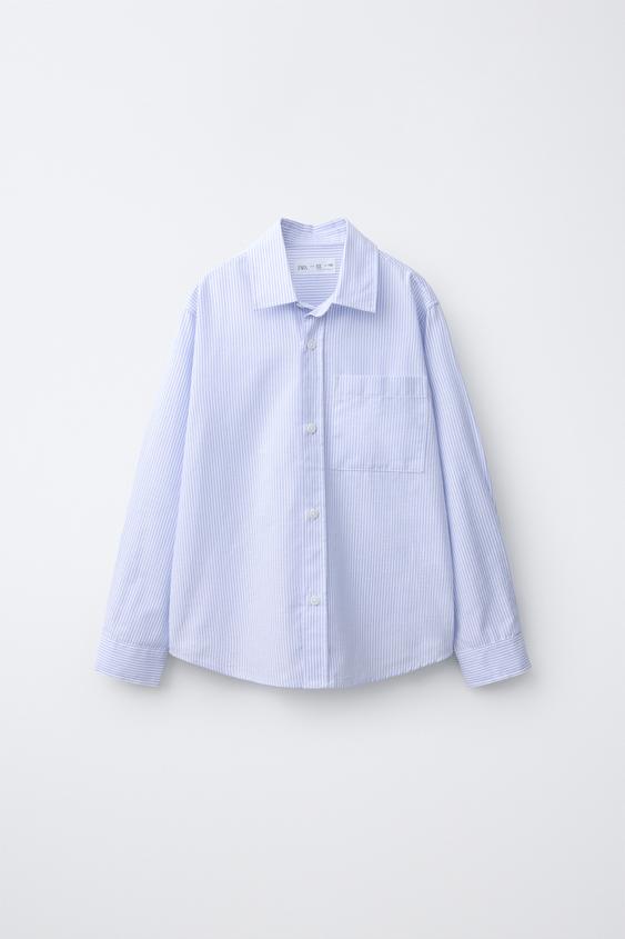 CAMISA OXFORD LISTRADA - 180 da Zara - Imagem 0