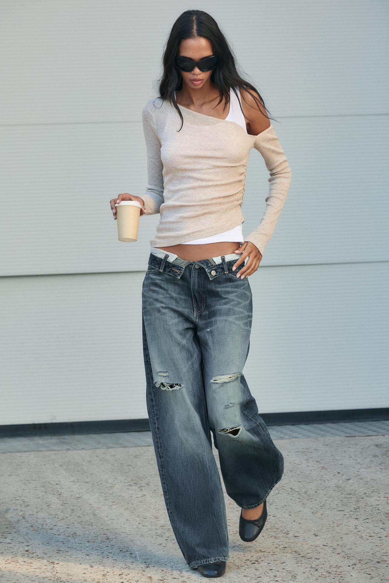 DOUBLE DRAPED TOP