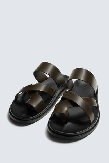 STRAPPY SANDALS - Sea green by Zara - Image 4