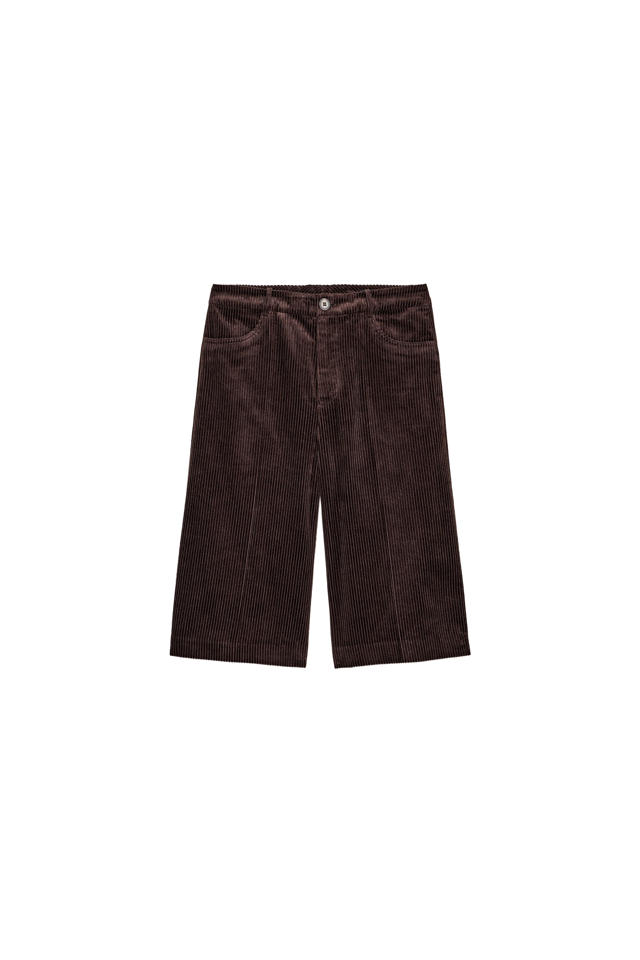 ZW COLLECTION CORDUROY BERMUDA SHORTS - Brown | ZARA South Africa