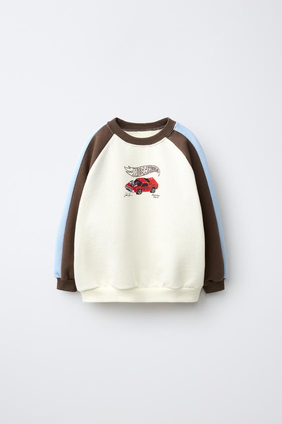 HOT WHEELS MATTEL © RAGLAN SWEATSHIRT - Ecru de Zara - Imagen 0