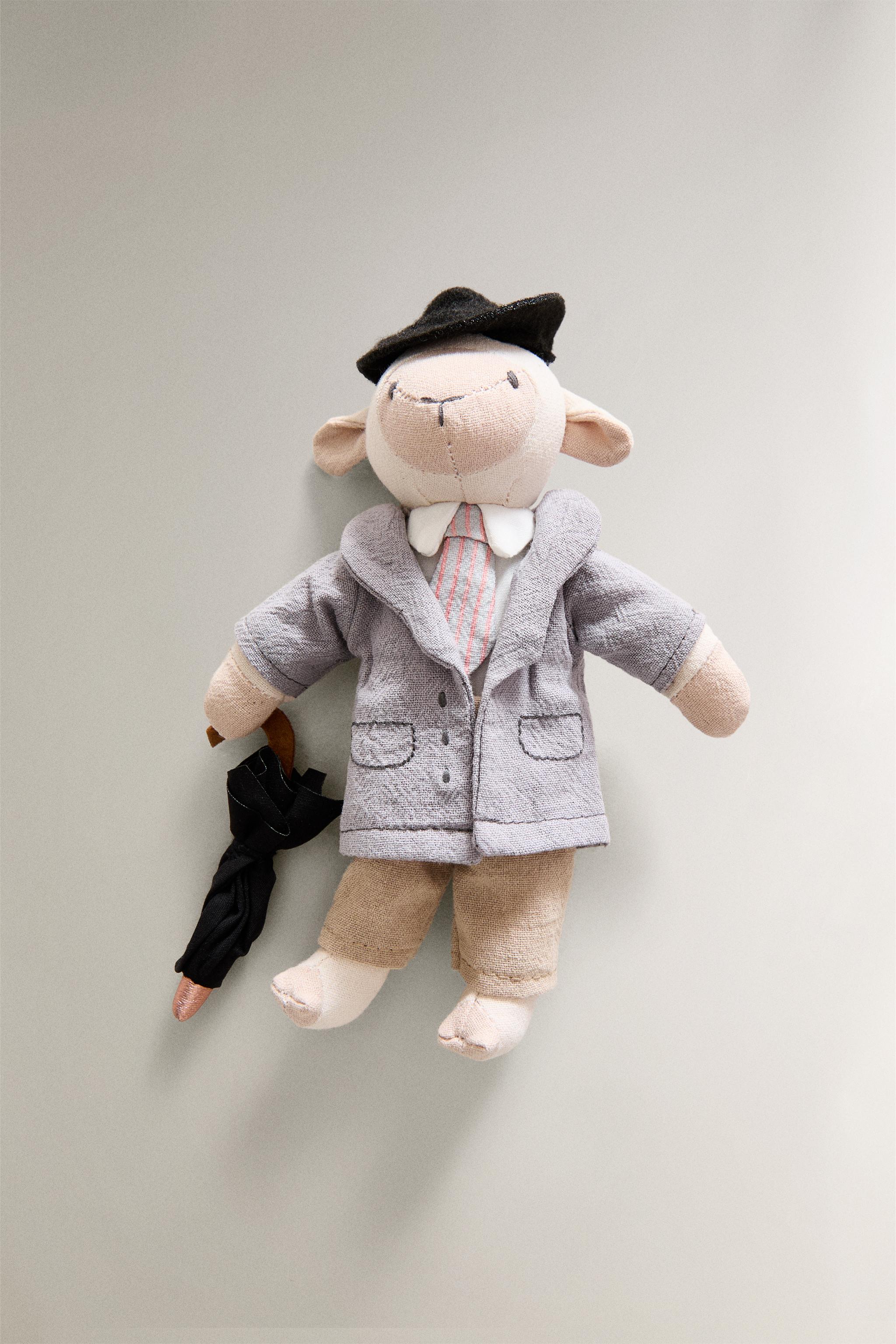 Детские мягкие игрушки Zara KIDS' SHEEP FAMILY PLUSH TOY SET (SET OF 3) — фото 2