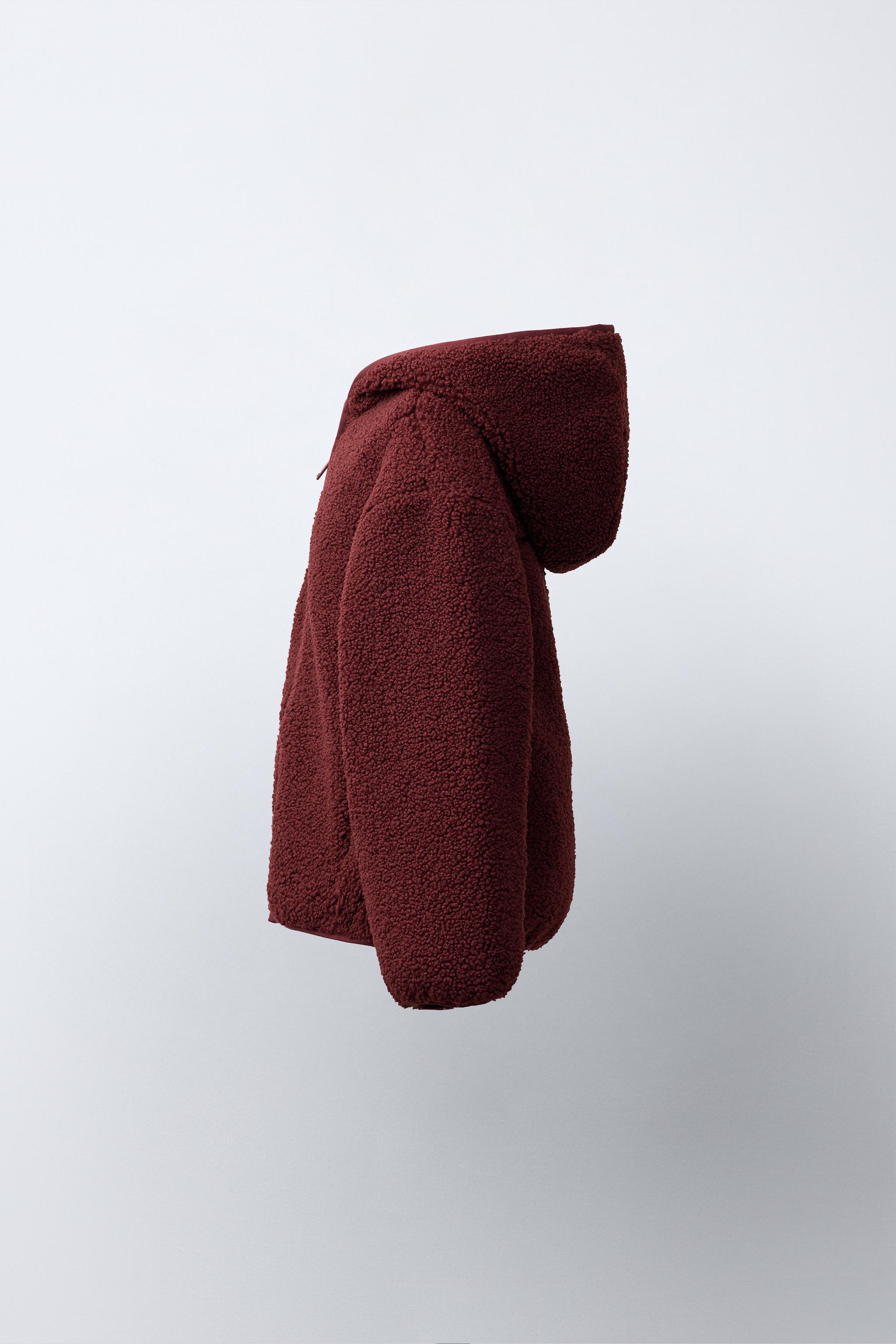 BLOUSON CAPUCHE EFFET MOUTON