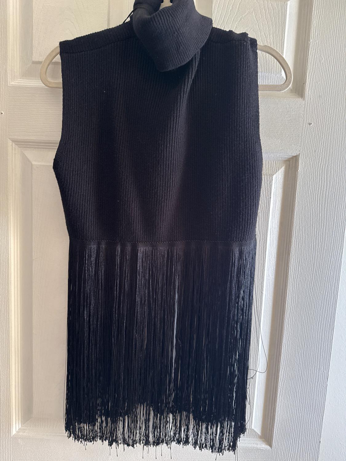 FRINGED KNIT TOP - Image 2