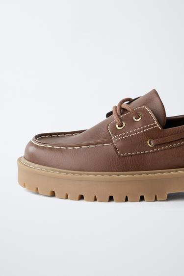 CHAUSSURES BATEAU CLASSIQUES - Marron de Zara - Image 5