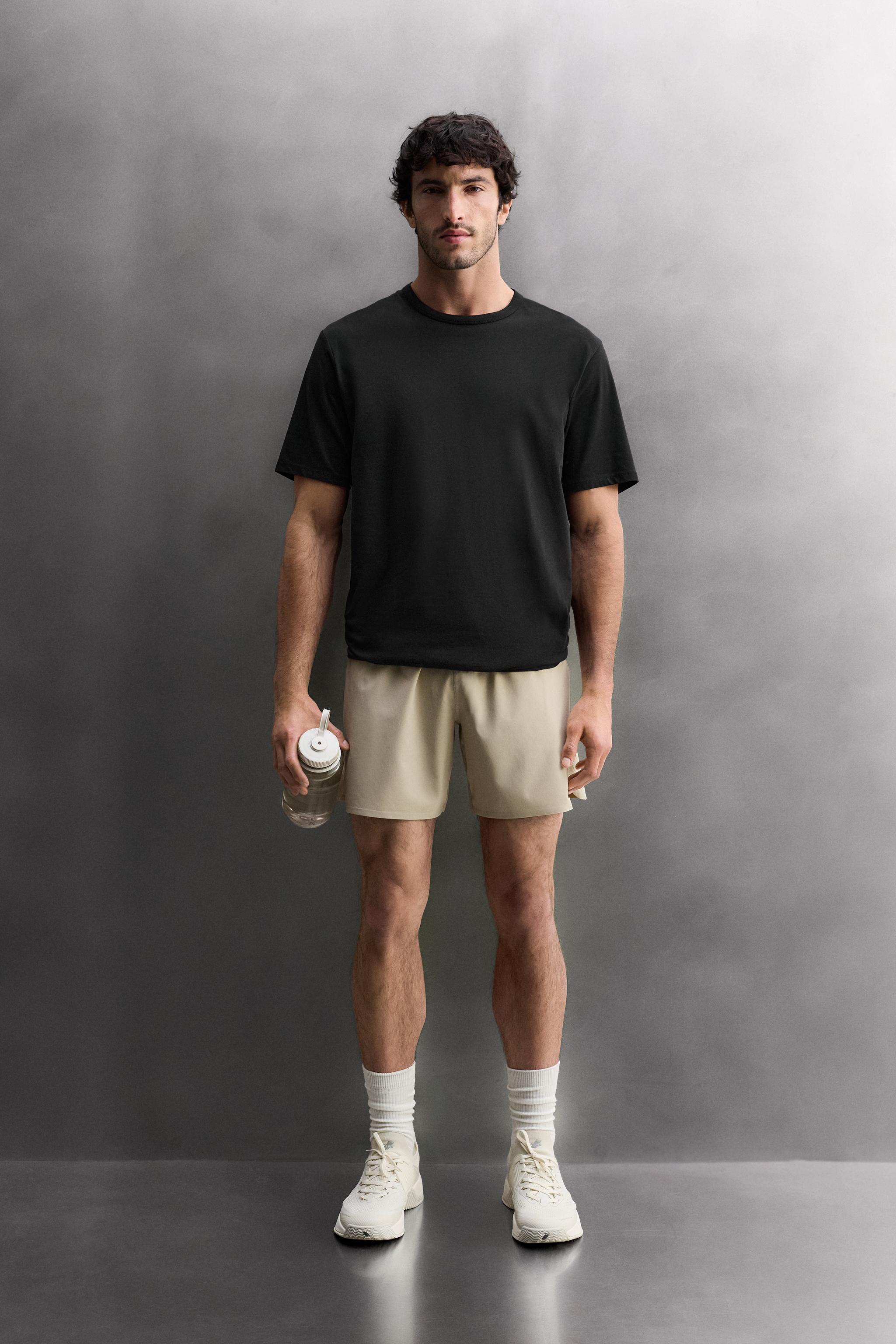 COTTON BLEND TECHNICAL T-SHIRT