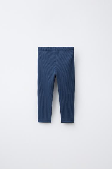 PLAIN LEGGINGS WITH LABEL - Bluish by Zara