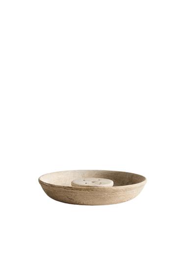 CERAMIC INCENSE BURNER DISH - Mustard by Zara