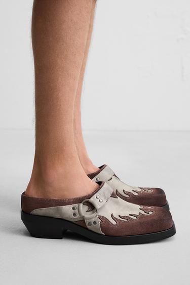COWBOY CLOGS - Multicoloured by Zara - Image 0