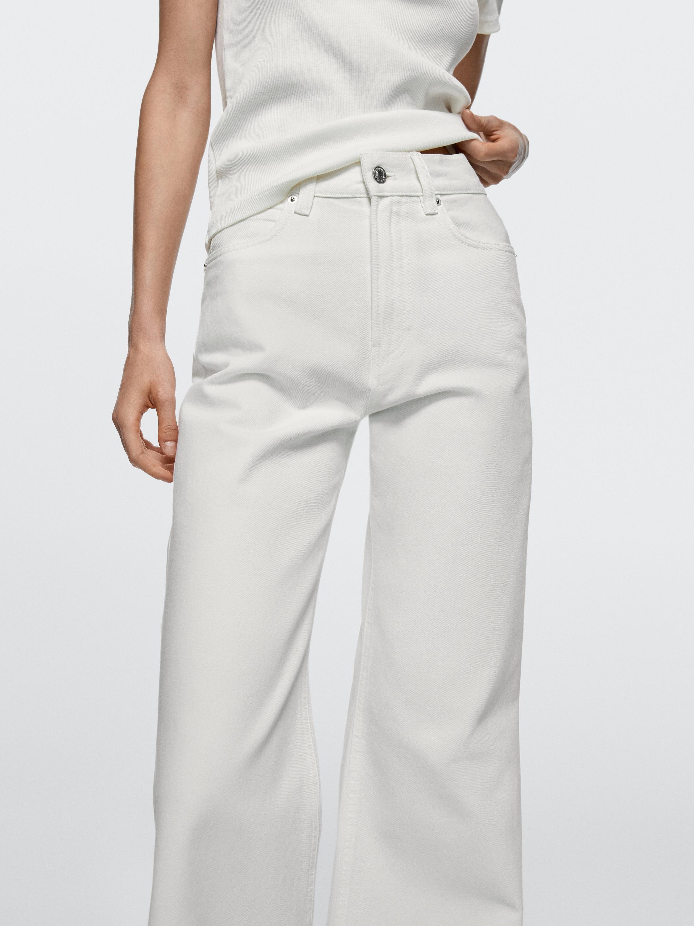 Jean flare taille haute