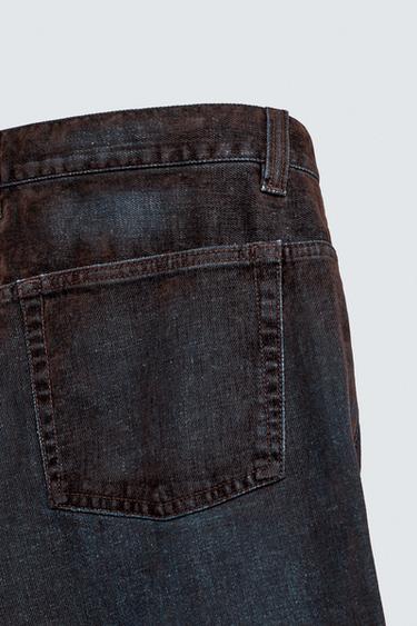 JEAN BAGGY FIT AVEC VISCOSE - Marron de Zara - Image 9