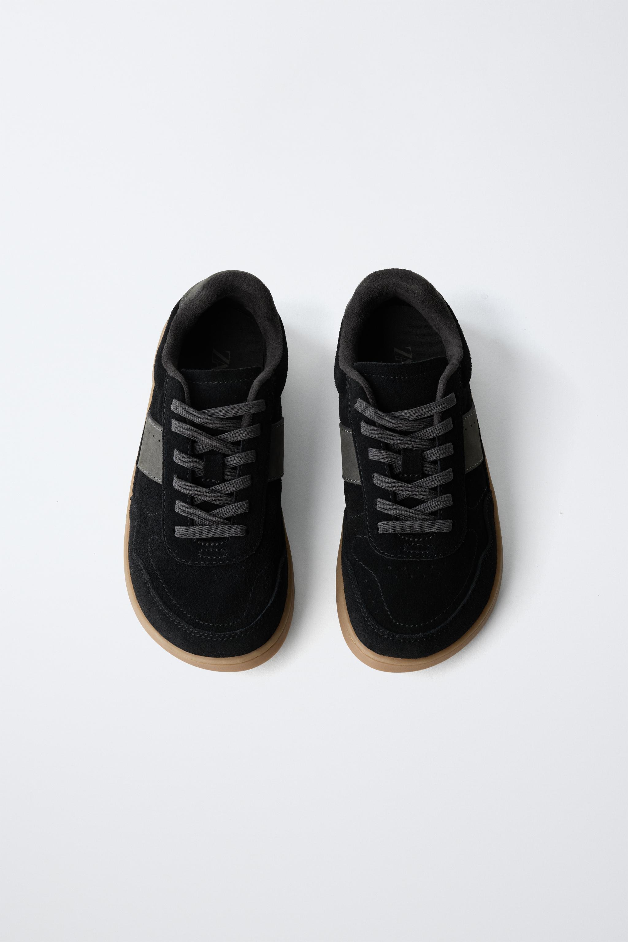 BASKET BAREFOOT EN CUIR