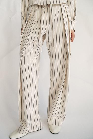 ZW COLLECTION ՇԵՐՏԱՎՈՐ ԾԱԼՔԱՎՈՐ ՏԱԲԱՏ - Հում / Ծովային Zara-ից