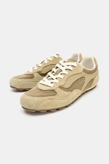 COMBINED RUNNING SHOES - Olive Green by Zara - Image 3