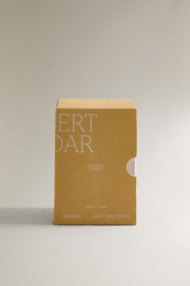 (250 G) BOUGIE PARFUMÉE DESERT CEDAR - Ocre de Zara - Image 4
