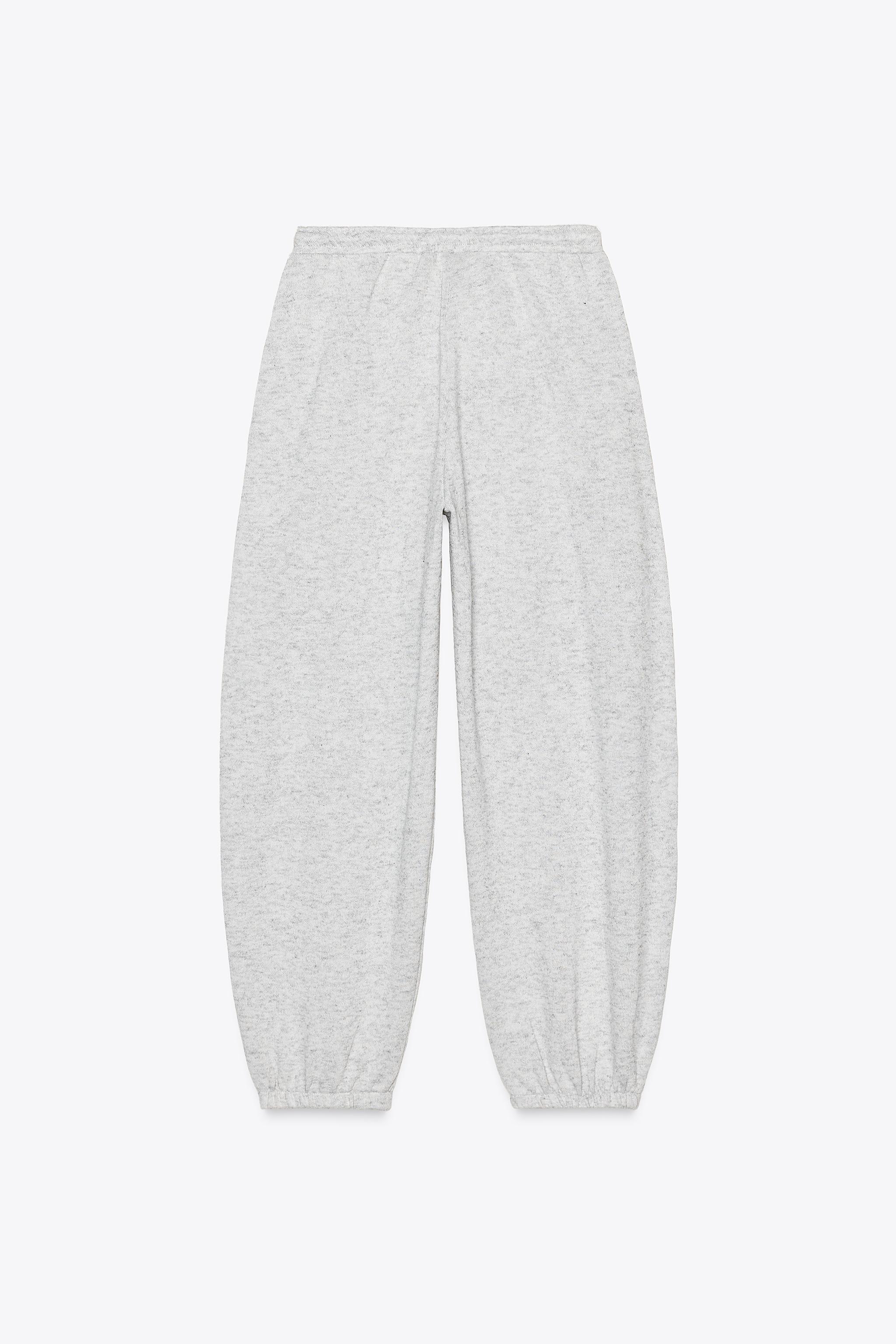 SEAMED SWEATPANTS - Gray marl | ZARA United States SEAMED SWEATPANTS - Gray marl | ZARA United States