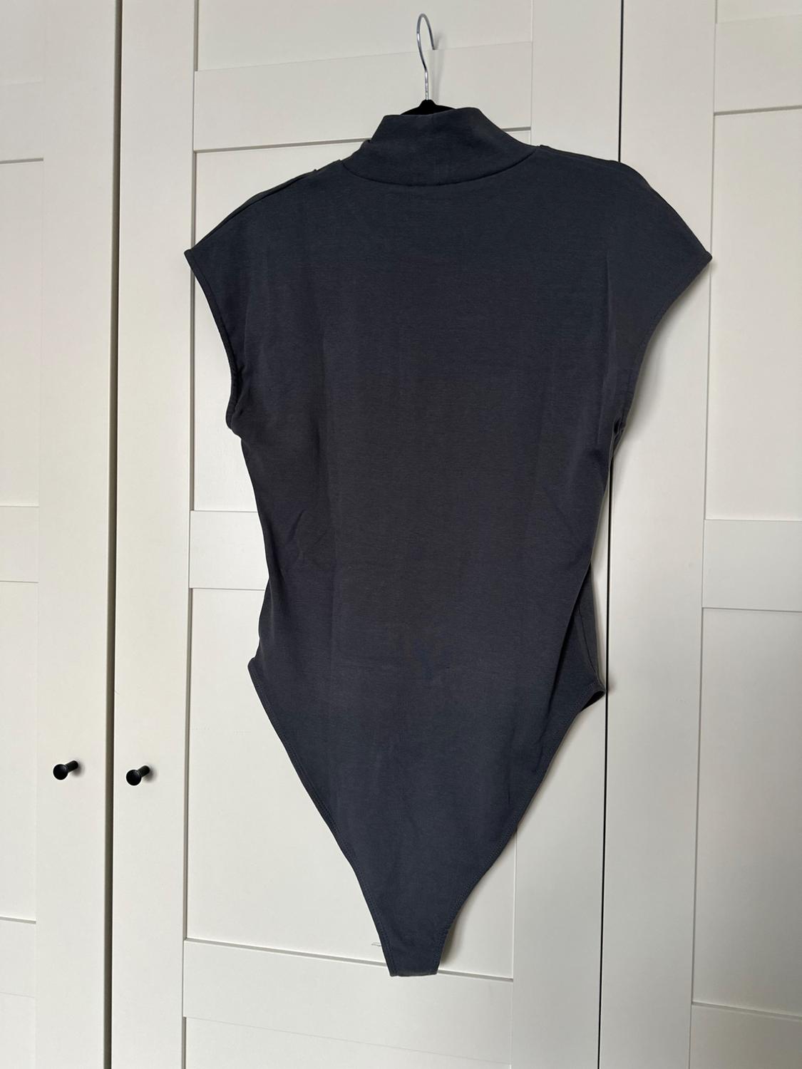 BODY GRIGIO SCURO CON COLLO LUPETTO - Image 2