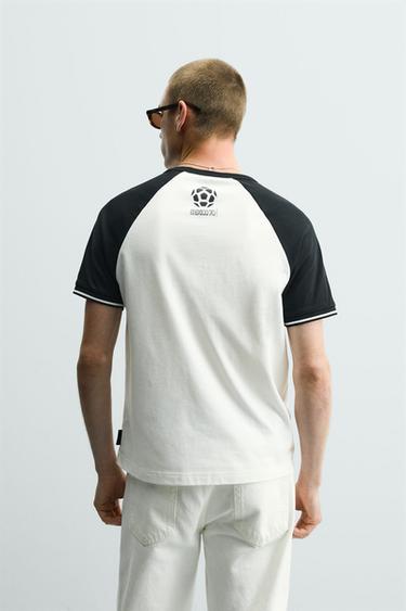MEXICO 70 FIFA WORLD CUP™ FIFA CLASSICS COLOUR BLOCK T-SHIRT - White by Zara - Image 2