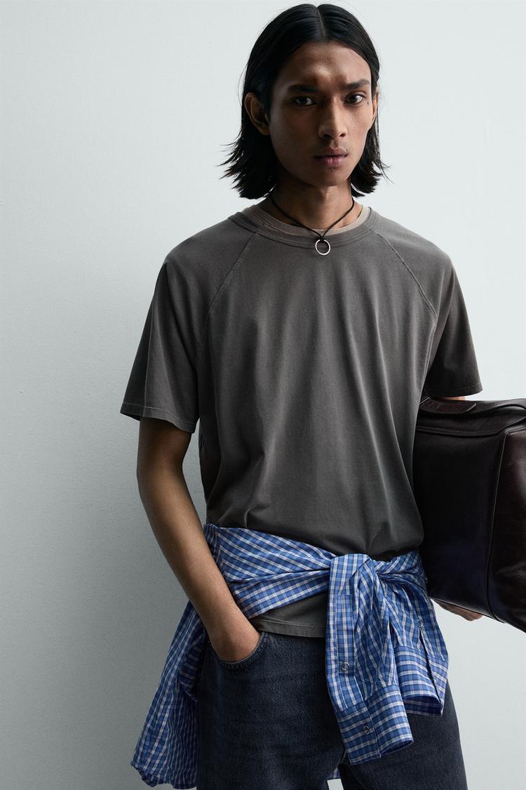 ZARA LIGHTWEIGHT RAGLAN SLEEVE T-SHIRT