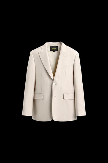 SUIT BLAZER BOBBY GILLESPIE X ZARA - Ecru by Zara