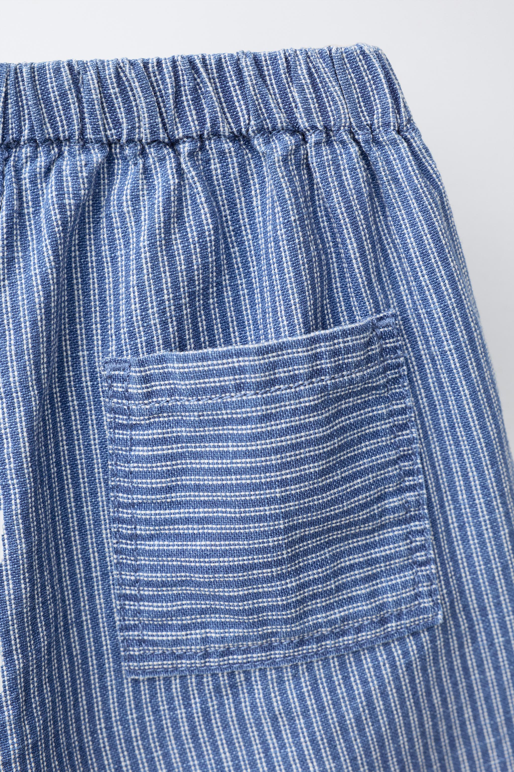 Детские шорты Zara STRIPED SHORTS — фото 5