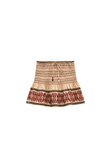 EMBROIDERED MINI SKIRT