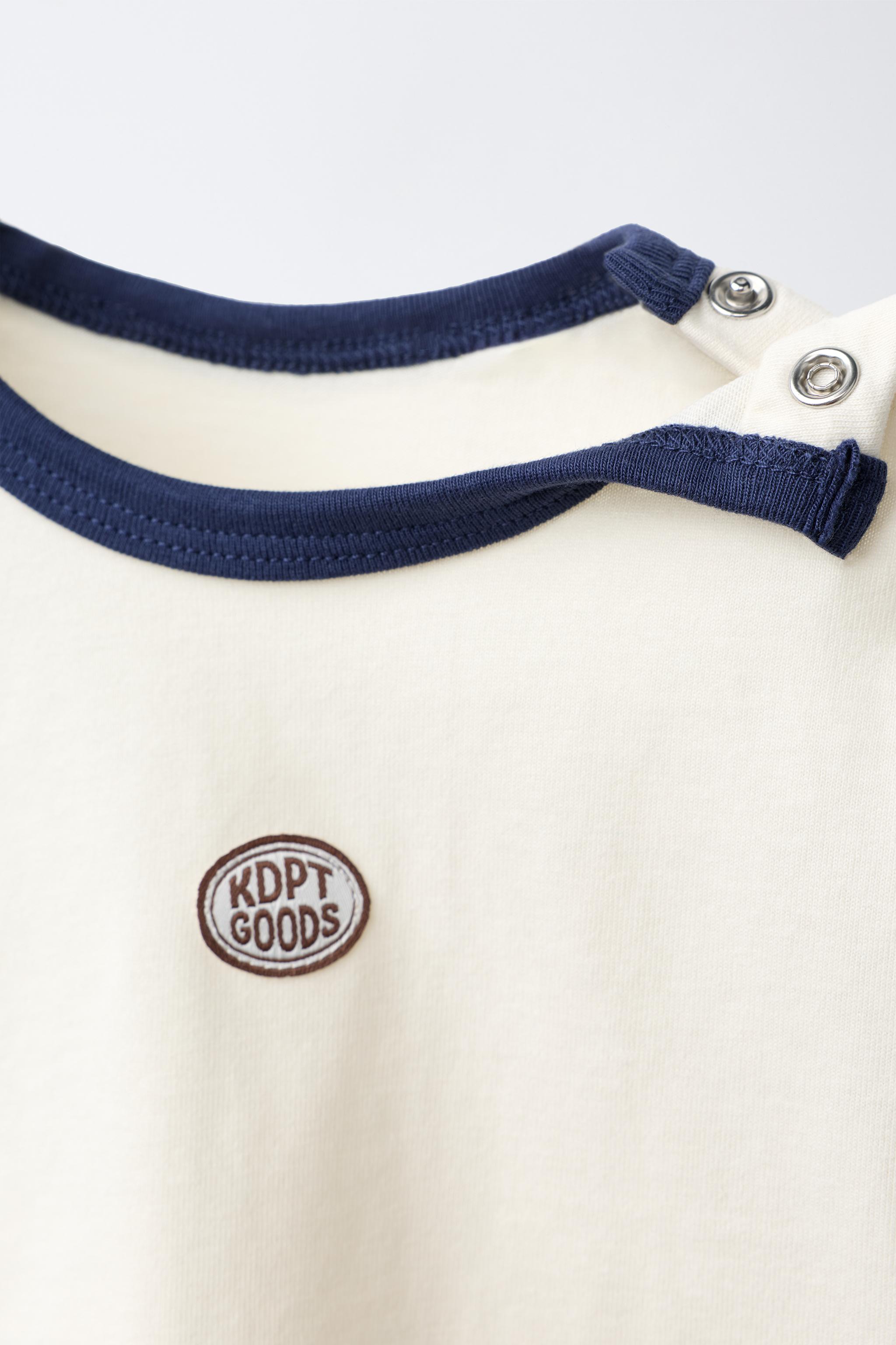 CONTRAST TRIM T-SHIRT