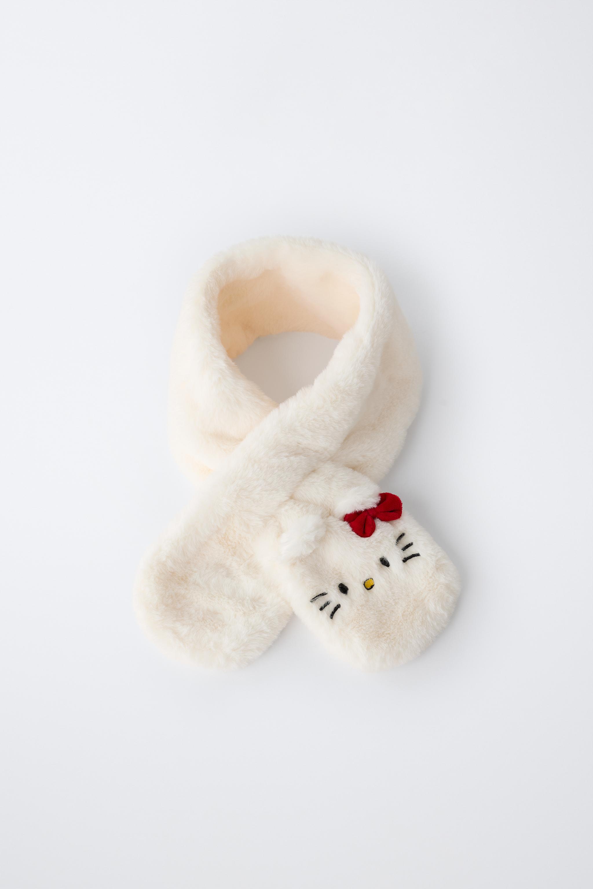 フェイクファー HELLO KITTY © SANRIO マフラー - エクリュ | ZARA